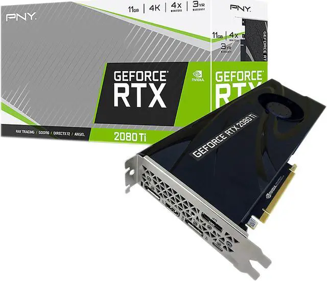 Alt view image 3 of 4 - PNY VCG2080T11BLMPB GeForce RTX 2080 Ti Video Card
