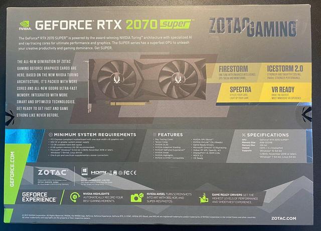 ZOTAC GeForce RTX 2070 SUPER 【超目玉】 Blog.knak.jp