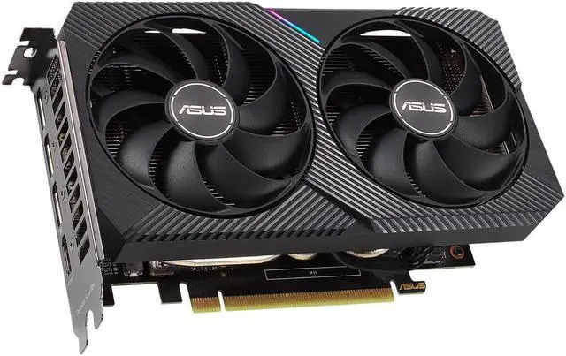 Alt view image 2 of 9 - ASUS Dual GeForce RTX 3060 12GB GDDR6 PCI Express 4.0 x16 Video Card DUAL-RTX3060-O12G-V2