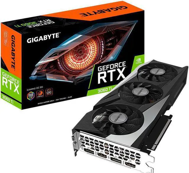 Main image of GIGABYTE Gaming GeForce RTX 3060 Ti 8GB GDDR6 PCI Express 4.0 ATX Video Card GV-N306TGAMING OC-8GD REV 2.0
