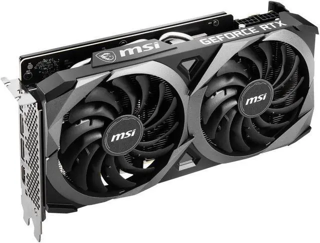 Alt view image 3 of 12 - MSI Ventus GeForce RTX 3070 8GB GDDR6 PCI Express 4.0 Video Card RTX 3070 Ventus 2X 8G OC LHR