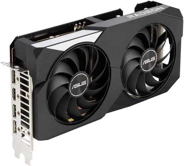 Alt view image 4 of 7 - ASUS Dual Radeon RX 6600 XT 8GB GDDR6 PCI Express 4.0 CrossFireX Support ATX Video Card DUAL-RX6600XT-O8G