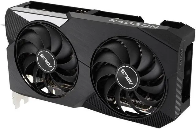 Alt view image 7 of 7 - ASUS Dual Radeon RX 6600 XT 8GB GDDR6 PCI Express 4.0 CrossFireX Support ATX Video Card DUAL-RX6600XT-O8G