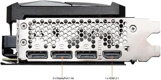 Alt view image 6 of 7 - MSI Ventus GeForce RTX 3070 Ti 8GB GDDR6X PCI Express 4.0 x16 Video Card RTX 3070 Ti Ventus 3X 8G OC