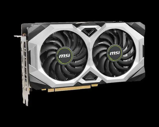 Alt view image 3 of 5 - MSI GeForce RTX 2060 DirectX 12 RTX 2060 VENTUS GP OC 6GB 192-Bit GDDR6 PCI Express 3.0 x16 HDCP Ready Video Card