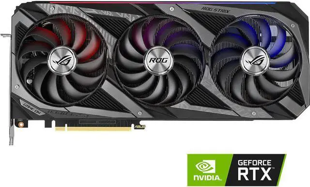 Main image of ASUS ROG Strix GeForce RTX 3070 8GB GDDR6 PCI Express 4.0 x16 Video Card ROG-STRIX-RTX3070-O8G-V2-GAMING LHR