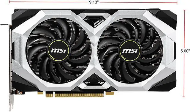 Alt view image 3 of 7 - MSI RTX 2060 SUPER VENTUS GP OC Ventus GeForce RTX 2060 SUPER Video Card