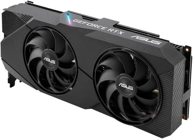 Alt view image 5 of 7 - ASUS DUAL GeForce RTX 2060 SUPER EVO V2 OC Edition Gaming Graphics Card (PCIe 3.0, 8GB GDDR6, HDMI, DisplayPort, DVI-D, Axial-Tech Fan, 0dB Technology, DirectCU II, Auto-Extreme) (DUAL-RTX2060S-O8G-EV