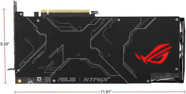 Alt view image 6 of 7 - ASUS ROG STRIX GeForce RTX 2060 DirectX 12 ROG-STRIX-RTX2060-O6G-EVO-GAMING 6GB 192-Bit GDDR6 PCI Express 3.0 HDCP Ready Video Card