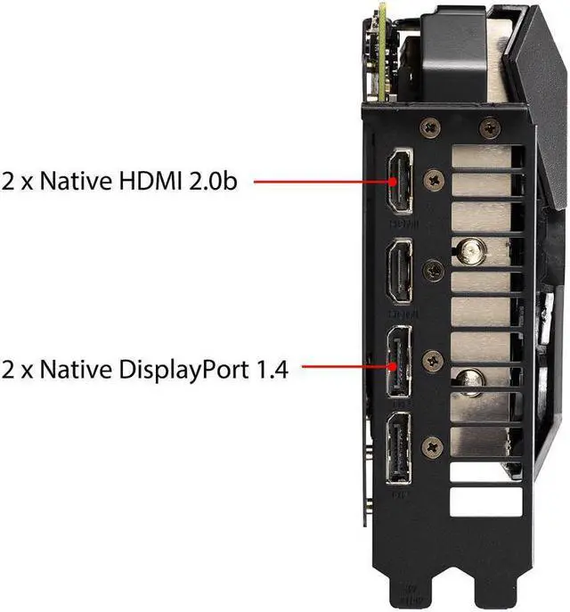 Alt view image 5 of 7 - ASUS ROG STRIX GeForce RTX 2060 DirectX 12 ROG-STRIX-RTX2060-O6G-EVO-GAMING 6GB 192-Bit GDDR6 PCI Express 3.0 HDCP Ready Video Card