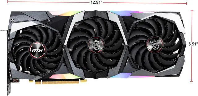 Alt view image 7 of 7 - MSI RTX 2080 Super Gaming X TRIO GeForce RTX 2080 SUPER Video Card