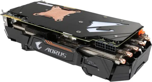 Alt view image 5 of 6 - GIGABYTE GV-N108TAORUS X-11GD AORUS GeForce GTX 1080 Ti Xtreme Edition Video Card
