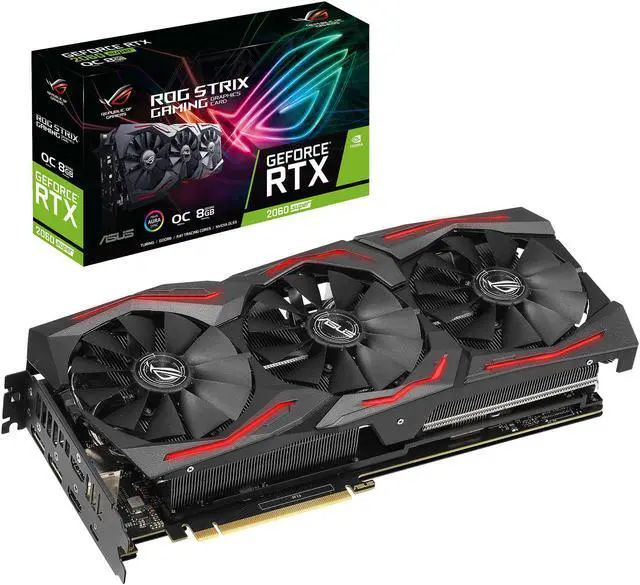 Alt view image 2 of 2 - ASUS ROG-STRIX-RTX2060S-O8G-GAMING ROG STRIX GeForce RTX 2060 SUPER Video Card