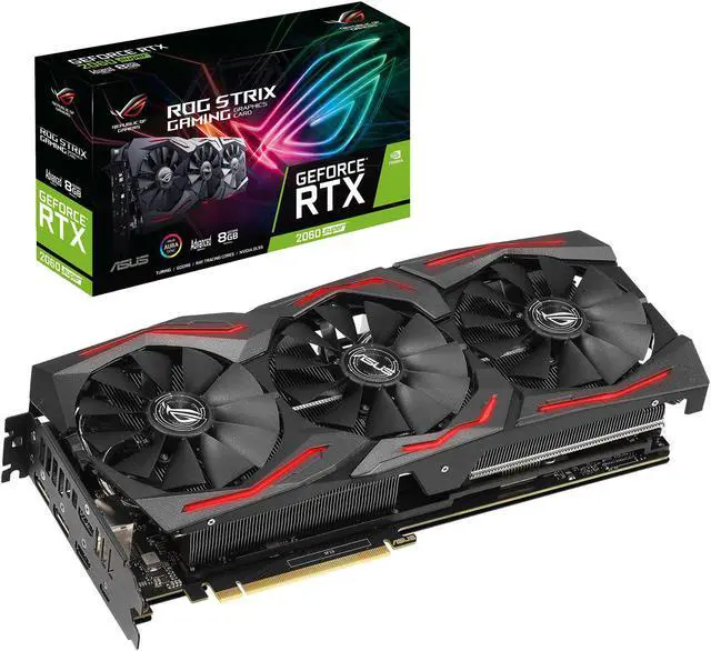 Alt view image 2 of 2 - ASUS ROG-STRIX-RTX2060S-A8G-GAMING ROG STRIX GeForce RTX 2060 SUPER Video Card