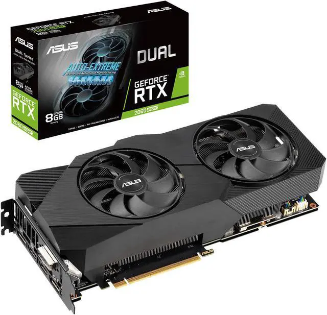 Alt view image 2 of 2 - ASUS DUAL-RTX2060S-8G-EVO Dual GeForce RTX 2060 SUPER Video Card