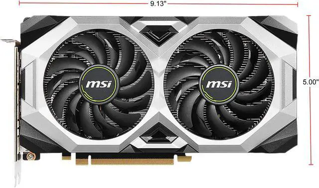 Alt view image 3 of 6 - MSI RTX 2070 VENTUS GP GeForce RTX 2070 Video Card