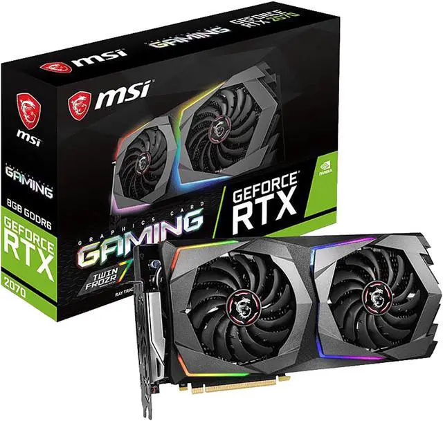 Alt view image 5 of 6 - MSI RTX 2070 GAMING 8G GeForce RTX 2070 Video Card