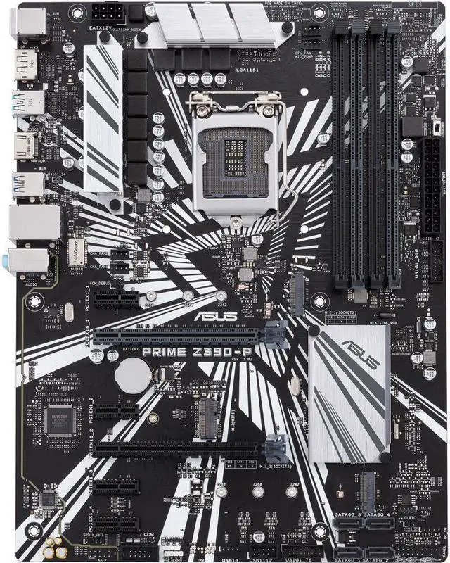 Main image of ASUS PRIME Z390-P Intel Z390 1151 LGA ATX M.2 Desktop Motherboard B