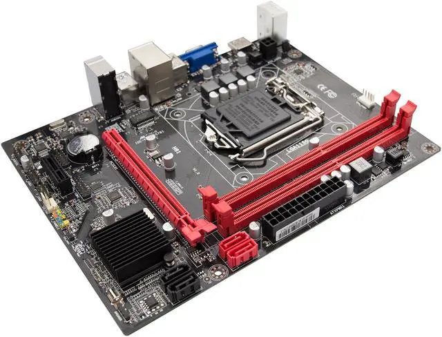 Alt view image 3 of 7 - Jingsha H81 M-ATX Desktop Motherboard LGA1150 CPU I3 4170 i5 4590 DDR3 USB 3.0 SATA 6Gb/s