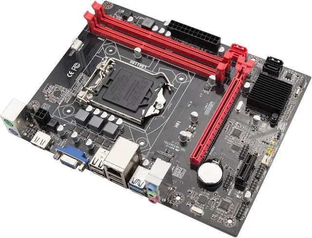 Alt view image 4 of 7 - Jingsha H81 M-ATX Desktop Motherboard LGA1150 CPU I3 4170 i5 4590 DDR3 USB 3.0 SATA 6Gb/s