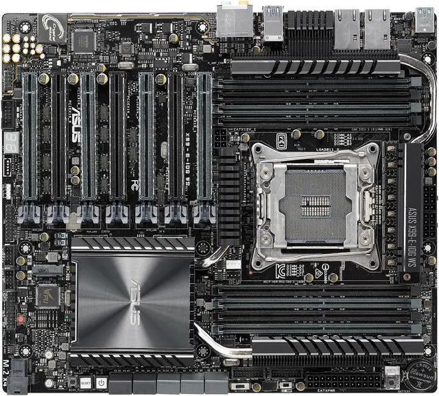 Alt view image 3 of 9 - ASUS X99-E-10G WS CEB Intel Motherboard