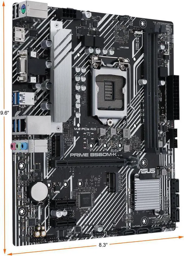 Alt view image 2 of 2 - ASUS PRIME B560M-K Micro ATX Intel Motherboard