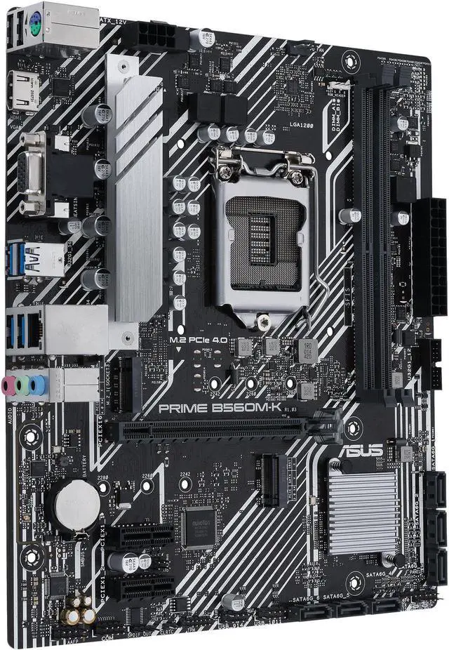 Main image of ASUS PRIME B560M-K Micro ATX Intel Motherboard