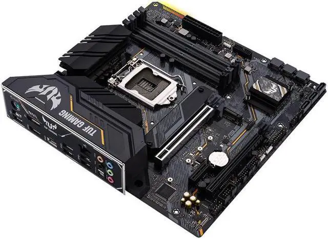 Alt view image 4 of 6 - ASUS TUF GAMING B460M-PRO LGA 1200 Intel B460 SATA 6Gb/s Micro ATX Intel motherboard supports CPU 10500/10400/10400F