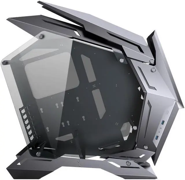 Alt view image 3 of 7 - JONSBO MechWarrior MOD-3 Gaming Computer Case Support XL-ATX Motherboard 360mm Liquid Cooler Front Panel with 5V ARGB Lighting USB 3.0 *2