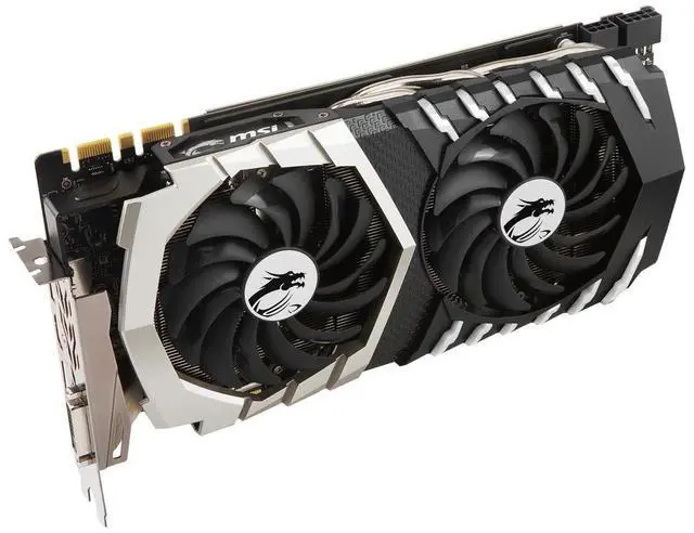 Alt view image 4 of 5 - MSI GeForce GTX 1070 Ti DirectX 12 GTX 1070 Ti Titanium 8G 8GB 256-Bit GDDR5 PCI Express 3.0 x16 HDCP Ready SLI Support ATX Video Card - (Chinese Packaging and Manual)