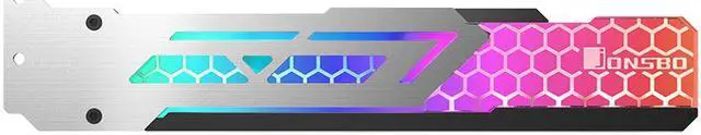 Main image of JONSBO VC-3 RGB GPU Brace (non-addressable RGB Edition) Vertical Universal Graphic Card Holder Supports Long Graphics Card, Magnesium-Aluminum Alloy Body, Height Adjustable, Powered by Motherboard Fan