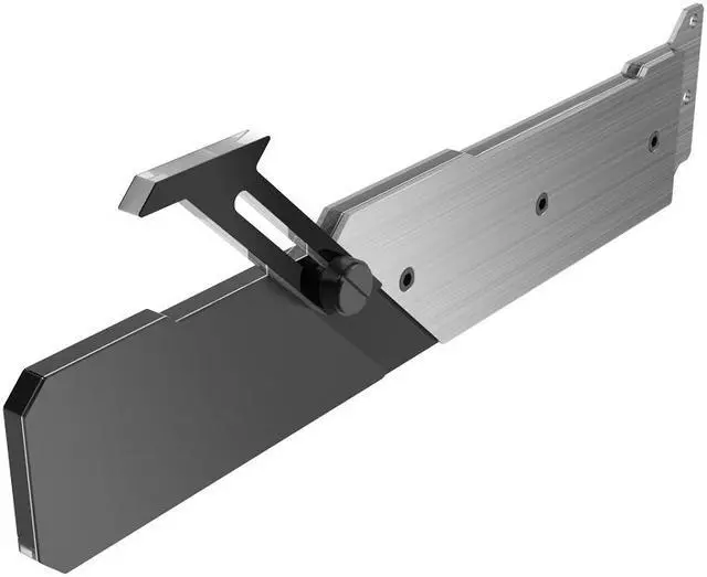 Alt view image 6 of 7 - JONSBO VC-3 RGB GPU Brace (non-addressable RGB Edition) Vertical Universal Graphic Card Holder Supports Long Graphics Card, Magnesium-Aluminum Alloy Body, Height Adjustable, Powered by Motherboard Fan