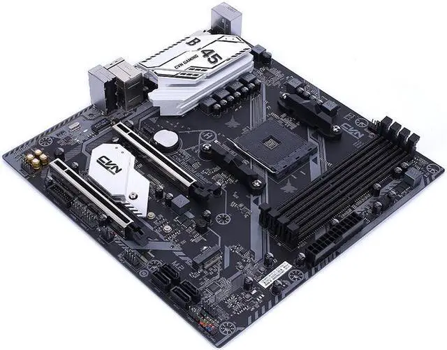 Alt view image 3 of 6 - Colorful CVN B450M GAMING V14 Support AMD Ryzen 3500X/3600/3700X/2600(AMD B450/Socket AM4)USB 3.0 M.2 SSD socket AMD Motherboard