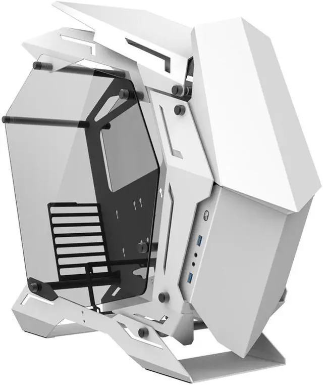 Alt view image 6 of 6 - JONSBO MechWarrior MOD-3 Gaming Computer Case Support XL-ATX Motherboard 360mm Liquid Cooler Front Panel with 5V ARGB Lighting USB 3.0 *2 White