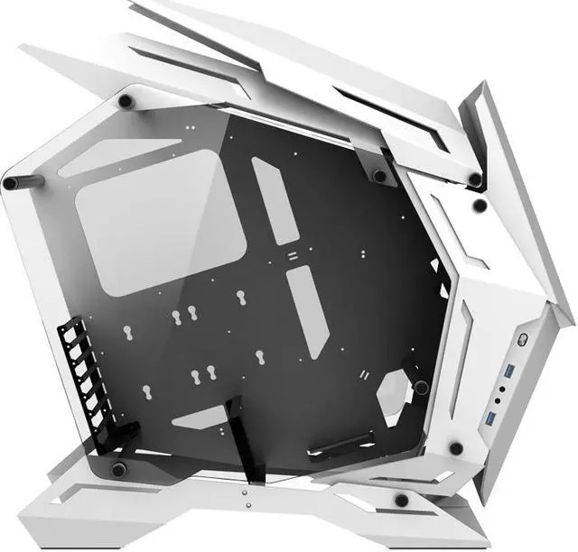 Alt view image 5 of 6 - JONSBO MechWarrior MOD-3 Gaming Computer Case Support XL-ATX Motherboard 360mm Liquid Cooler Front Panel with 5V ARGB Lighting USB 3.0 *2 White