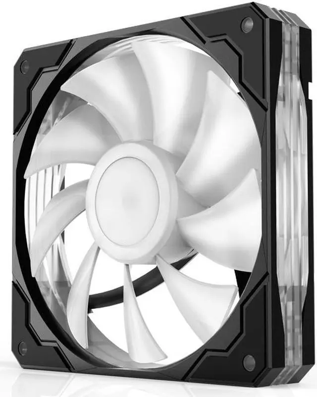 Alt view image 3 of 5 - Jonsbo LF120P Case Fan 12cm 4Pin 5V ARGB PWM Performance Individually Addressable ARGB LED PWM Case Fan
