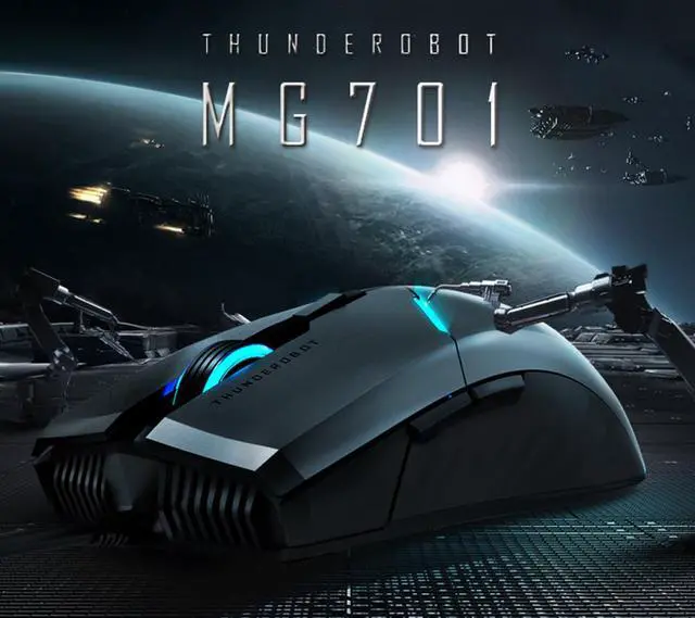 Main image of ThundeRobot MG701 Wired Gaming Mouse 4200DPI 1000Hz polling rate-black