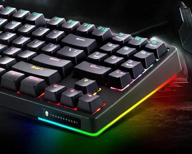 Alt view image 3 of 4 - Thunderobot KG3089  red switch 89keys 20 built-in RGB backlight modes All Keys without Conflict mechanical gaming keyboard