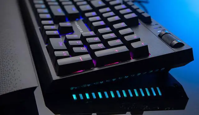 Alt view image 4 of 6 - Thunderobot KL6104R red switch 104keys Wireless RGB backlight Mechanical Gaming Keyboard black All Keys without Conflict