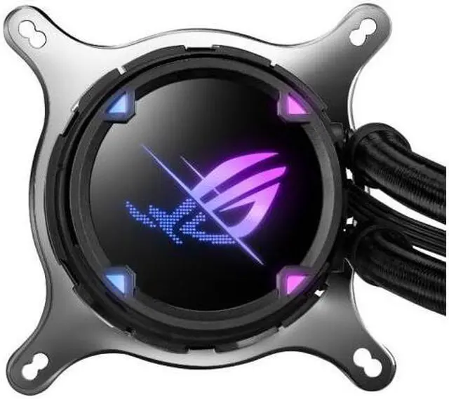 Alt view image 4 of 6 - ASUS ROG STRIX LC II 280 RGB AIO Liquid CPU Cooler 280mm Radiator (Dual 140mm 4-pin PWM Fans) with Armoury Creat Controls ARGB