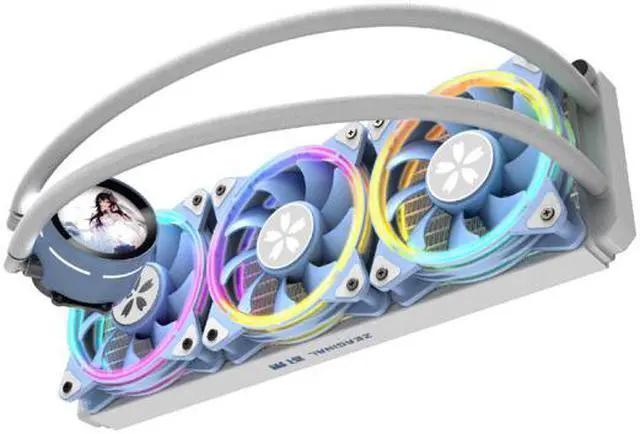 Alt view image 4 of 4 - CPU All-in-one Water Cooling Radiator ARGB 12cm Fan Supports Multi-platform Huajia 360 Water Cooling