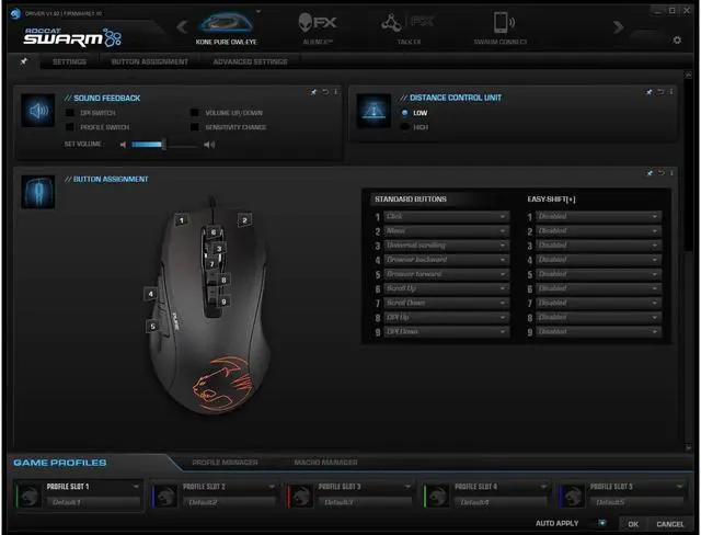 Alt view image 6 of 6 - ROCCAT KONE Pure Owl-Eye – Optical RGB Gaming Mouse