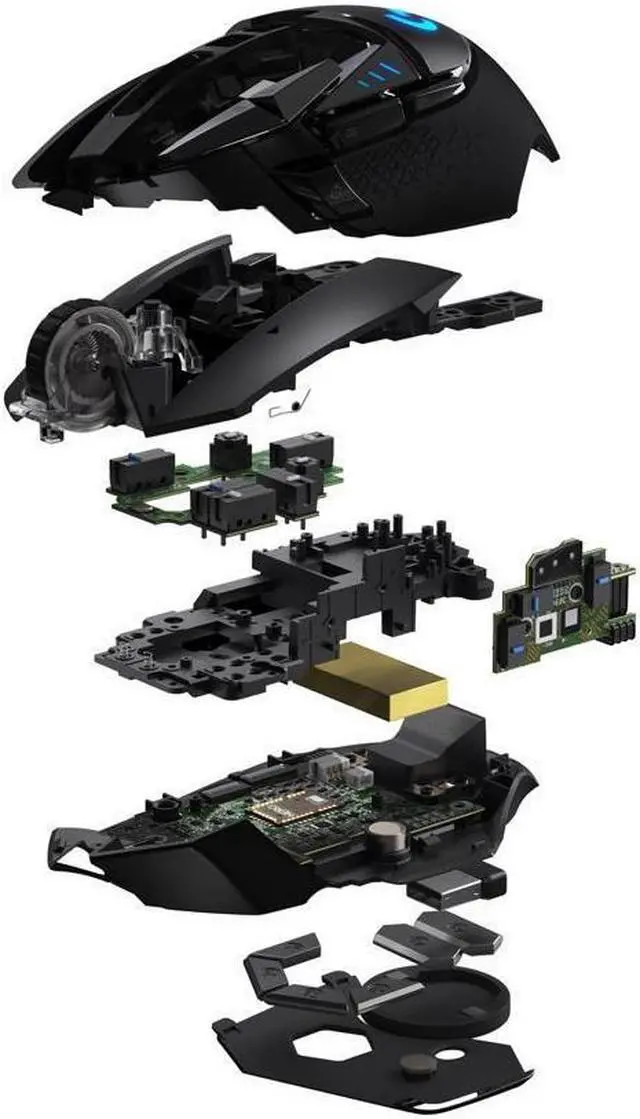 Alt view image 5 of 6 - Logitech G502 LIGHTSPEED Wireless Gaming Mouse with HERO Sensor and Tunable Weights