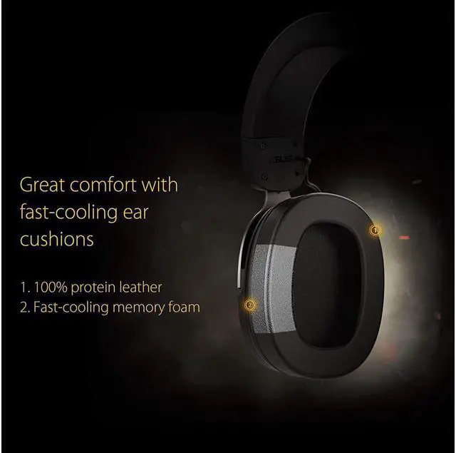 Alt view image 4 of 5 - ASUS TUF Gaming H3 3.5mm Connector Virtual 7.1 Surround Sound Circumaural Wired Gaming Headset-Gray