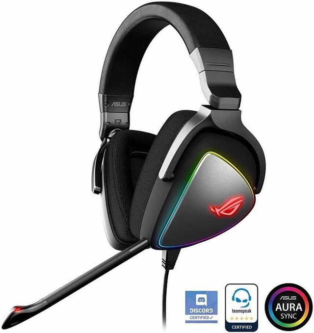 Persuasion Vejnavn mager ASUS ROG Delta RGB Black Edition USB / USB-C Connector Circumaural Gaming  Headset with Hi-Res ESS Quad-DAC, USB-C Connector for PCs and Mobile Gaming  Gaming Headsets - Newegg.com