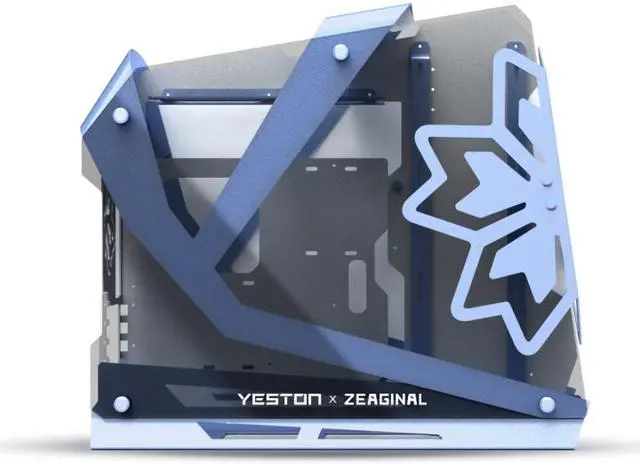 PCケース(自作PC用) ZEAGINAL ZC-09 Zeaginal ZC-09 X YESTON Tempered Glass Mini Computer Case