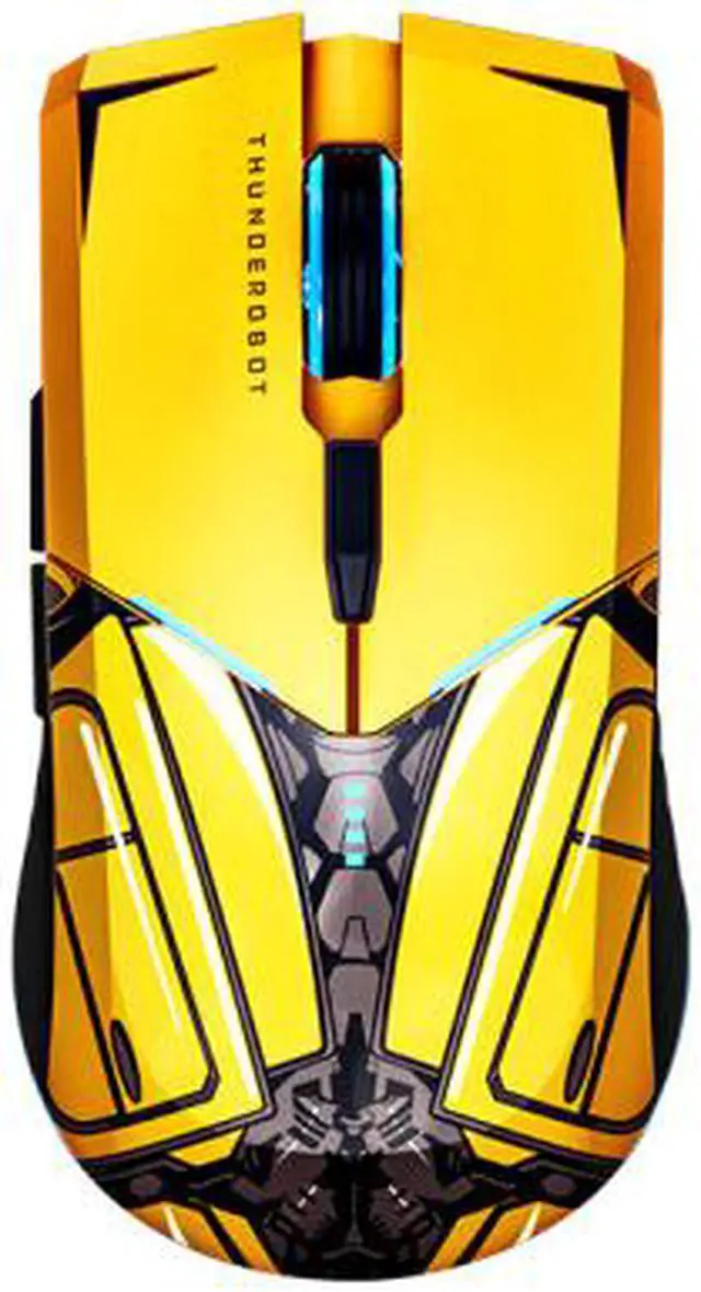 Alt view image 2 of 7 - ThundeRobot ML703 16000DPI Ergonomic Design Rechargeable Wireless Gaming Mouse With RGB Backlit, 1000mA Battery,1000Hz polling rate, 6 buttons-The Transformers Theme Limited Version The Bumblebee