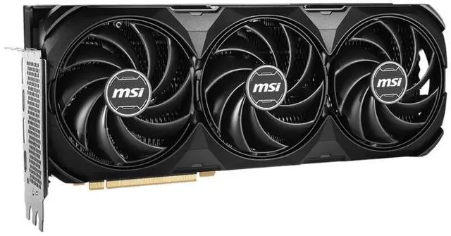 Alt view image 3 of 7 - MSI NVIDIA GeForce RTX 4070 Ti SUPER 16G VENTUS 3X BLACK OC 256-Bit 16GB GDDR6X PCI-Express 4.0, DLSS 3 Graphics Card