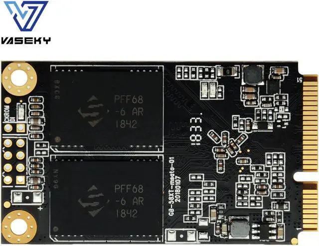 Alt view image 2 of 4 - Vaseky Mini 1.8'' mSATA SSD 128G MLC Solid State Drive for Notebook Standrad Notebook mini-SATA128G Micron MLC Grain SSD