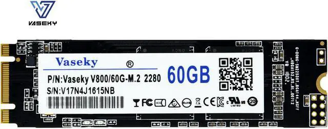 Main image of Vaseky M.2 2280 SATA 60GB SSD MLC Internal Solid State Drive (SSD) for Desktop Notebook Standrad M.2 SATA 60GB SSD MLC Storage Grain